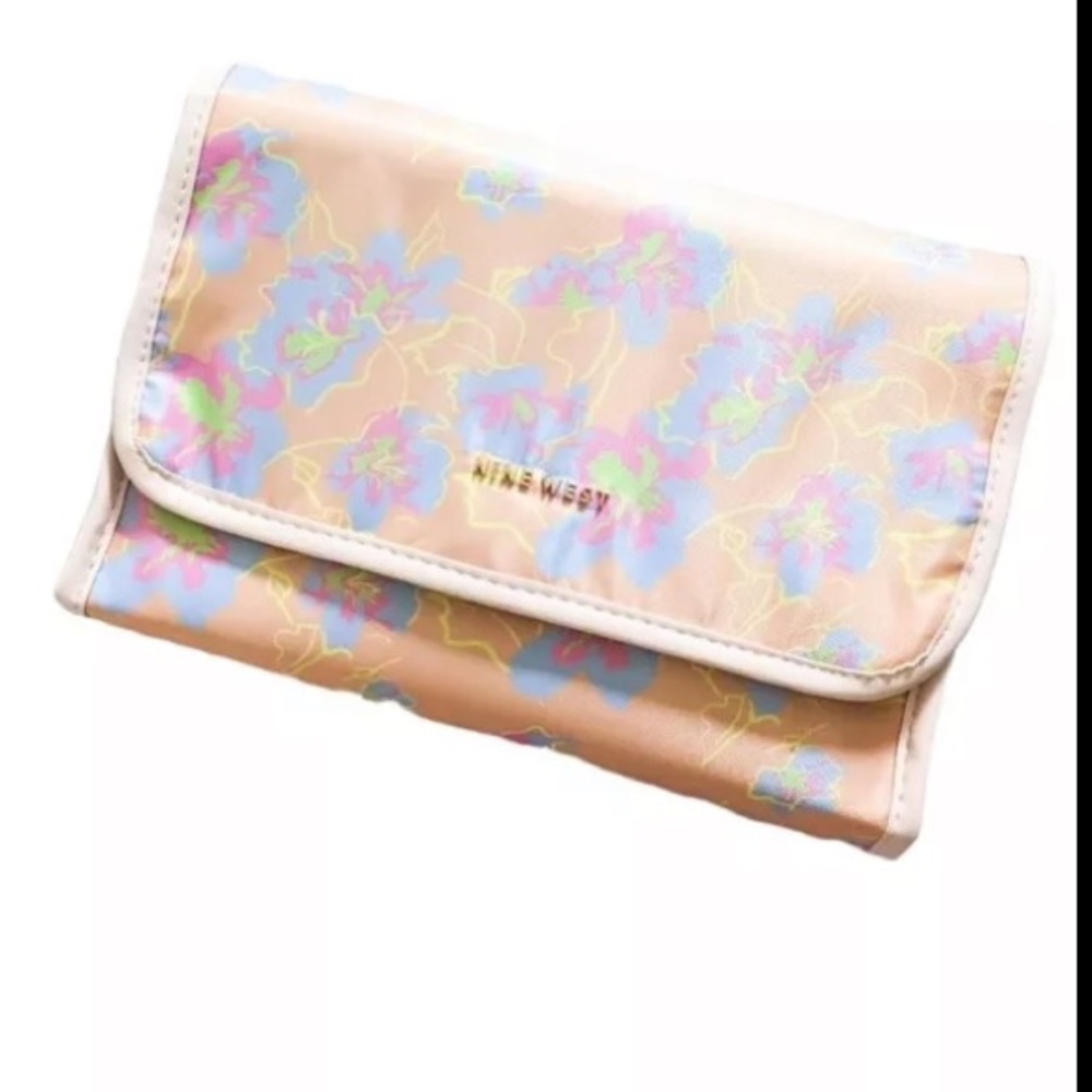 NWT NINE WEST Hanging Travel Organizer Toiletries Cosmetics Bag case W/ HooK